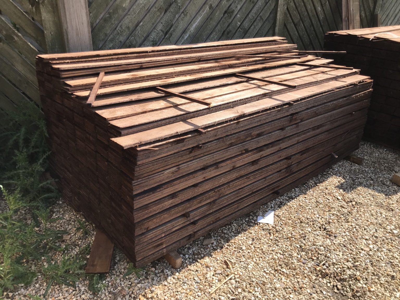 2.4mtr 125mm Brown Feather Edge Boards Back In Stock Andrew & Co. Ltd