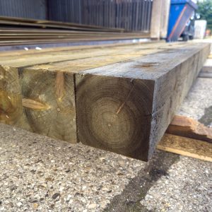 3.6mtr Green Treated Sawn Softwood 150mm x 150mm