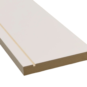 MDF Primed Skirting Grooved Contemporary 18x145mm