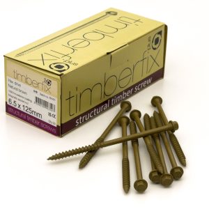 Timberfix Hex Drive Screw Natural Brown